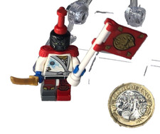 Action Figure Lego Man Minifigure Ufficiale Ninjago Banner Portatore Guerriero ra