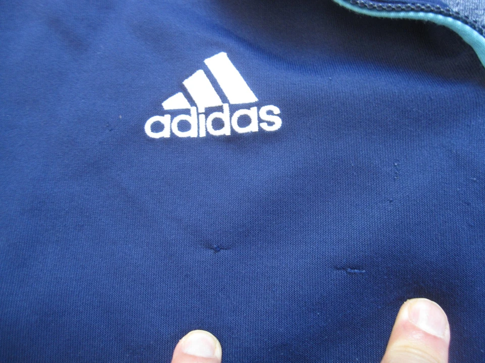 Sweat Adidas Bleu Vintage Olympique Marseille années 2000 OM - 186 / XL - Photo 4/4