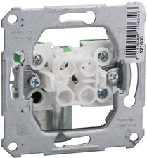 Elso 122100 Taster-Einsatz Schraubklemme 10A, Einsätze