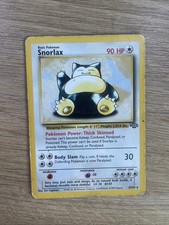 Pokémon TCG Snorlax Jungle Card 27/64 Unlimited Rare