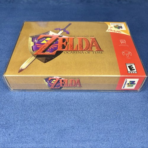 The Legend of Zelda Ocarina of Time Nintendo 64 N64 étui personnalisé réplique PAS DE JEU - Photo 5 sur 6