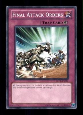 Final Attack Orders Common Unlimited Structure Deck: Dragunity Legion SDDL-EN034