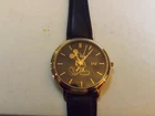 Disney Seiko (Jaz) Mens Vintage Mickey Mouse Watch (Gold-tone Mickey)Retired-New