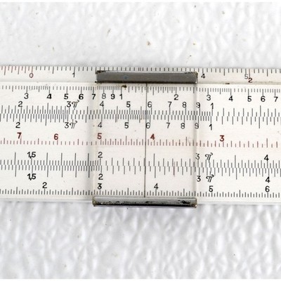 Vintage DIWA No. 601 White Slide Rule Denmark Autoclave Engineers Erie PA