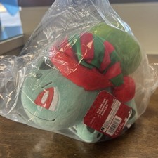 Pokemon Bulbasaur With Striped Hat 8-Inch Plush Soft Toy New Kids Childrens Toy