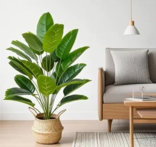 24 Leaves Large Artificial Palm Plant For Indoor Outdoor Use No Basin