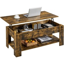 Table Basse 614136 Rustique Marron, 120 × 59 × 49,5 Cm - A