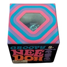 Needoh Squishy Mini Groovy Jewel rare Blue Sparkly Ships Now