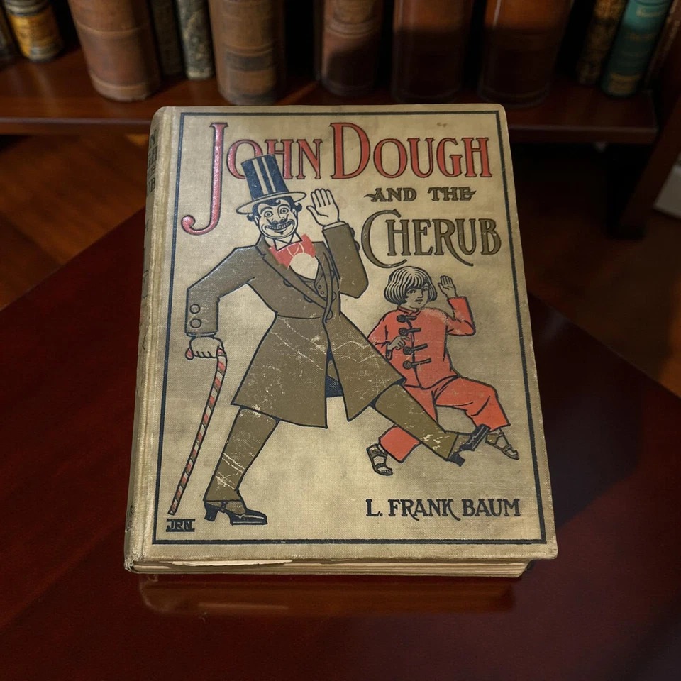 ANTIQUE John Dough and the Cherub L Frank Baum Illustrated 1906 HC Kids Children Foto 2 de 4