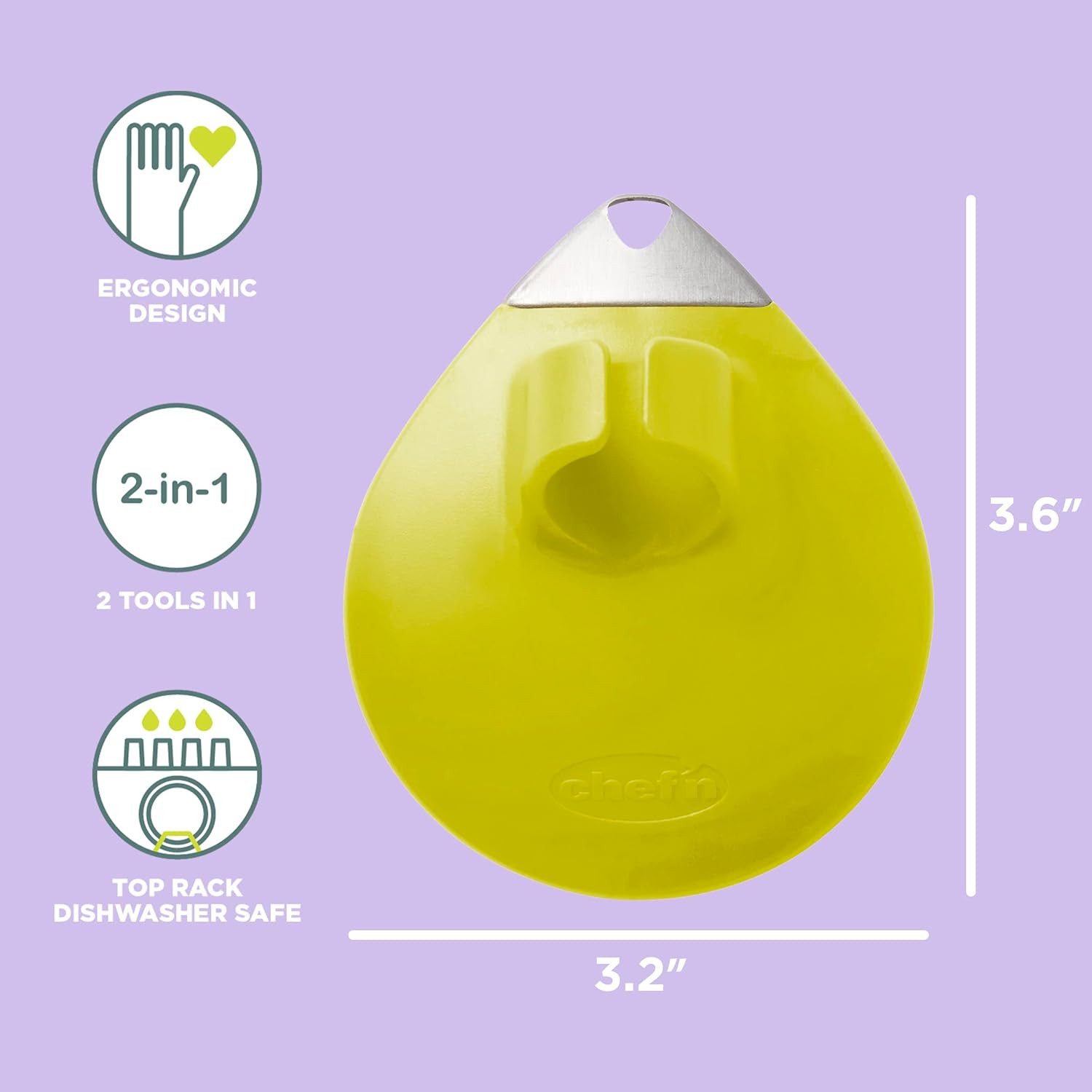 Chef'N PalmPeeler Vegetable Peeler Kitchen Fruit and Veggie Tool