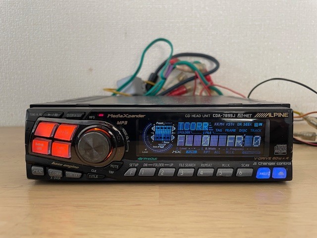 ALPINE CDA-7895J 1DIN Car Audio CD Player AUX MP3 Operation