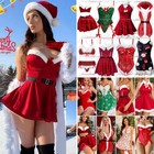 Women-Christmas-Sexy-Lingerie-Sleepwear-Santa-Dress-Nightwear-Underwear-Babydoll