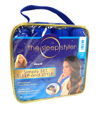 The Sleep Styler Mini Heat Free Foam Hair Rollers Set Long Thick Curly Hair 3"