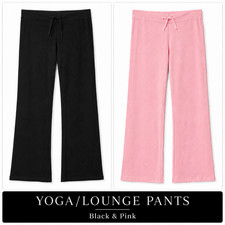 Bella Yoga Pants w/ drawstring - Black, Pink NWOT