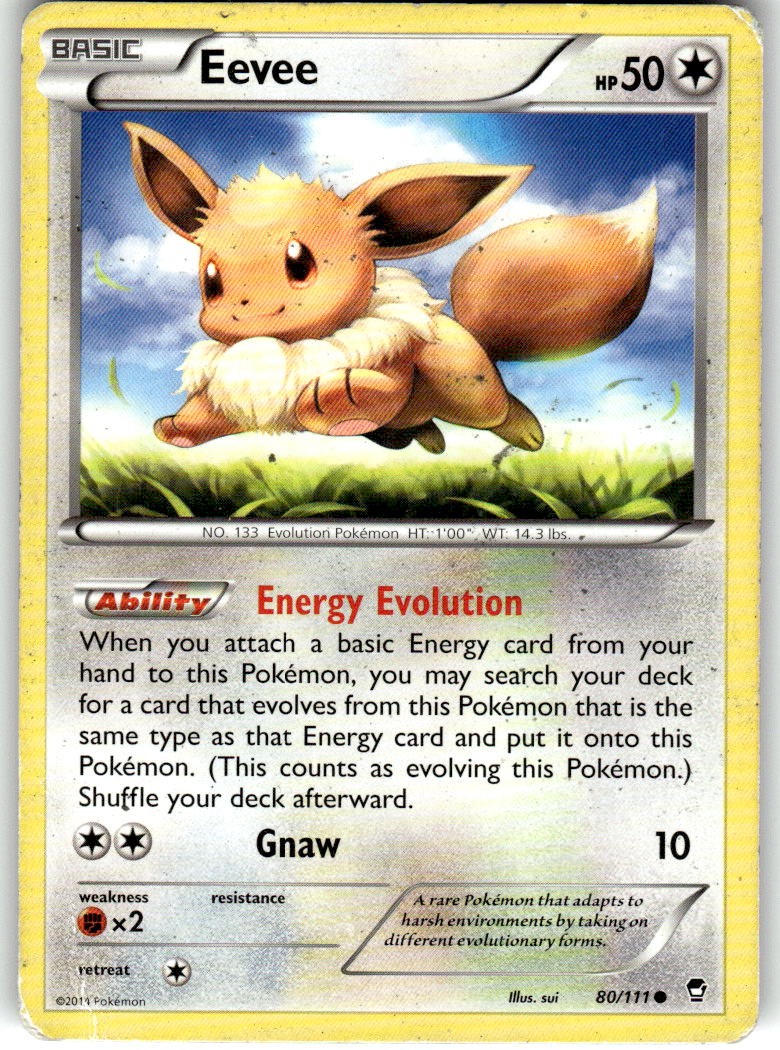 Eevee Common XY - Furious Fists 80/111 LP