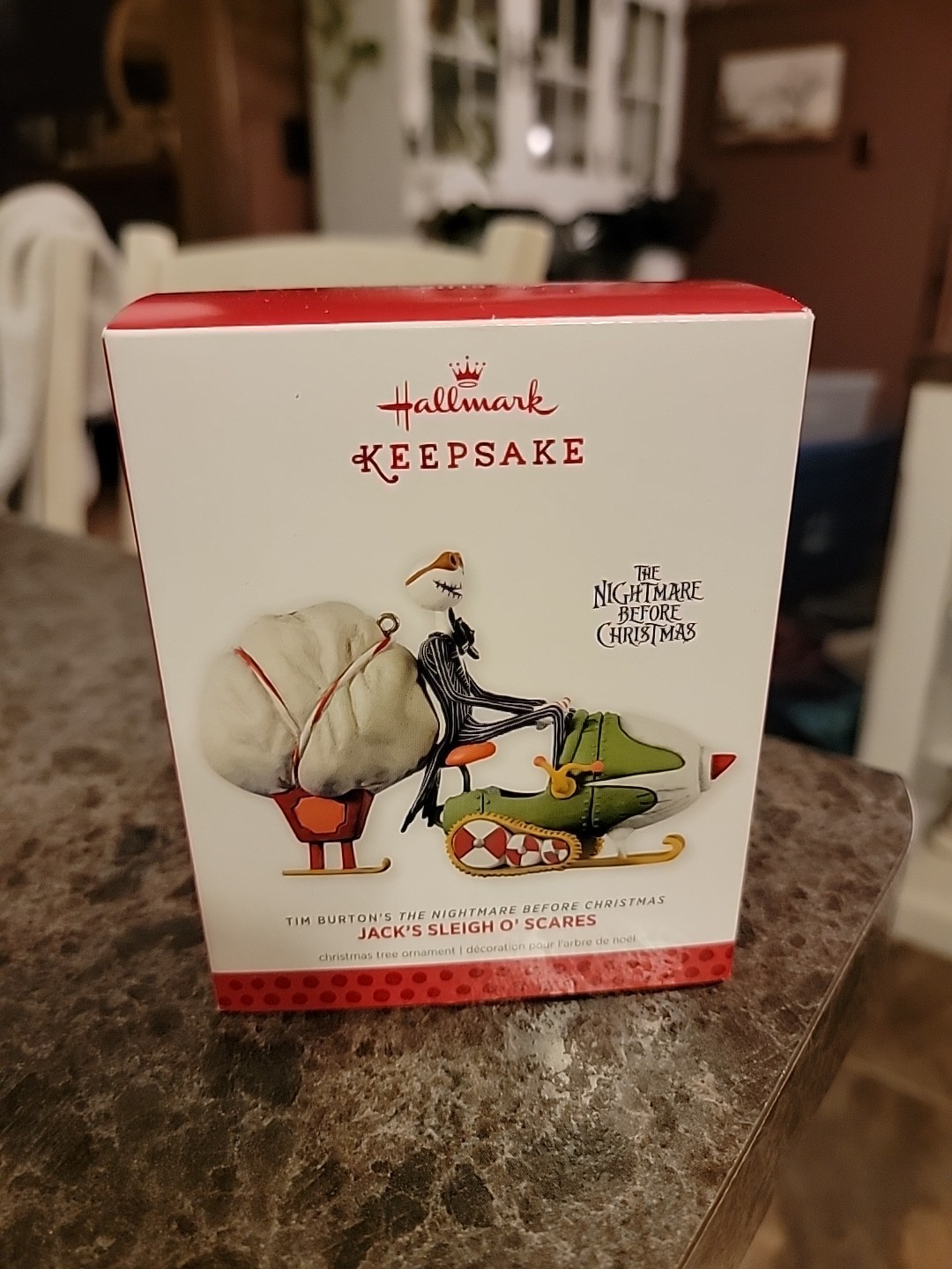 vintage hallmark nightmare before christmas Jacks Sleigh O Scares Ornament New!
