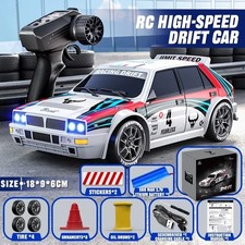 Auto RC 4WD 1:24 Drift 20km/h LED ricaricabile JJRC SG204 telecomando