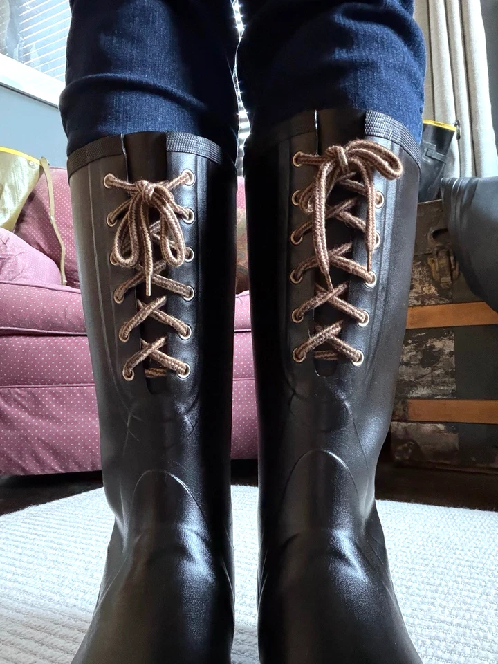 Viking Slagbjorn Men's 16" Rubber Waterproof Boot Brown Size 13 US / 47 EU - Image 2 of 4