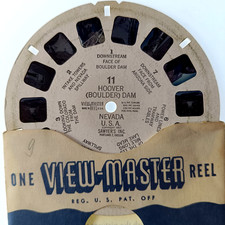 VIEW-MASTER 3D REEL ⭐ HOOVER (BOULDER) DAM  ⭐ NEVADA, USA, Stereo Bildscheibe 11