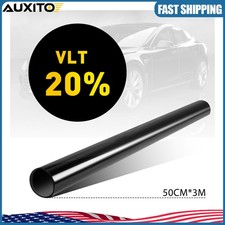 20 X 10ft Car Window Tint Film Roll - 20 Vlt For Car Home Office Decal New