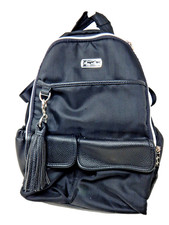 ITZY RITZY BOSS PLUS Black Nylon Large Diaper Bag/Backpack with Changing Pad