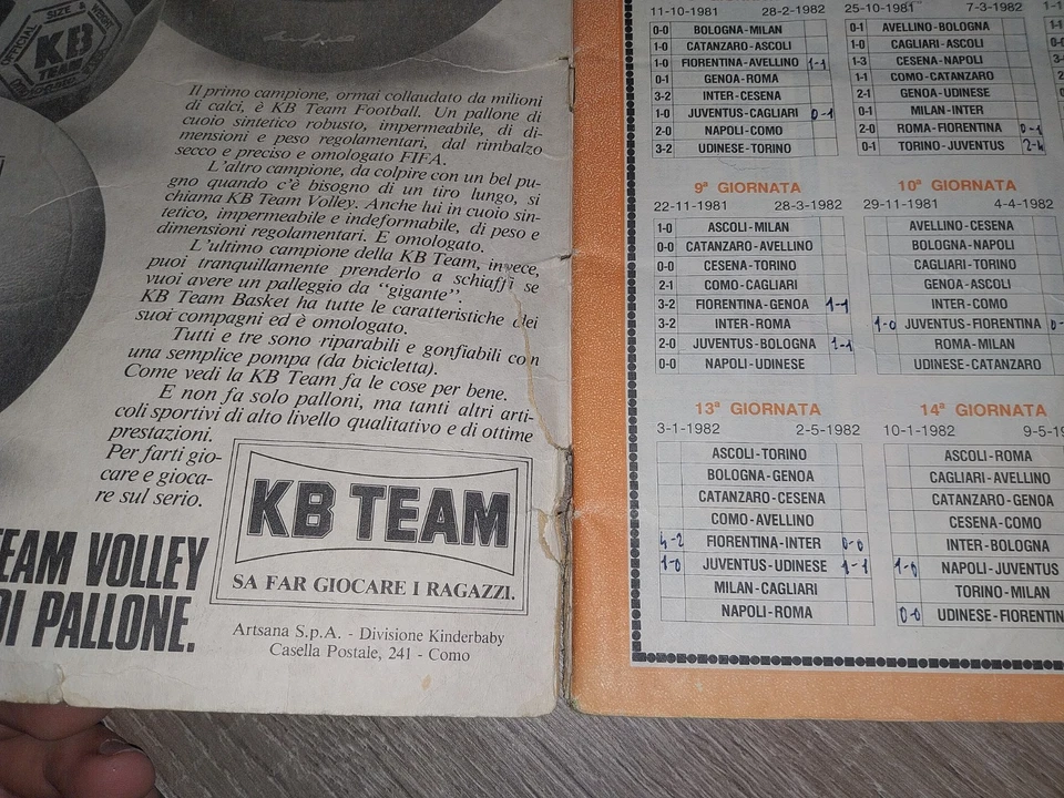 CALCIATORI 1981-82 - ALBUM FIGURINE PANINI - 1981 / 1982 - DA RECUPERO - Immagine 3 di 4