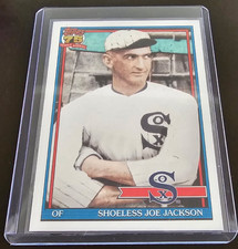 Shoeless Joe Jackson 2026 Topps Series 1 35th Anniversary T91-27 Great Condition