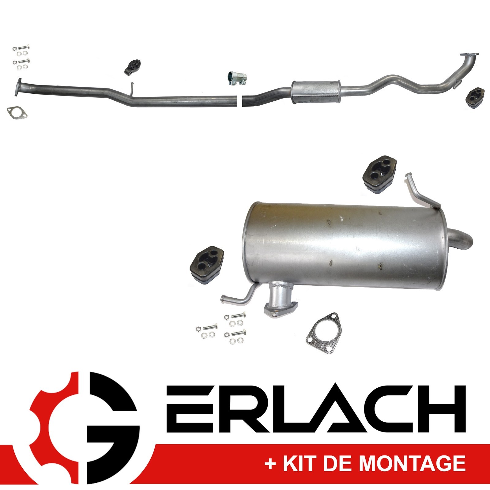 Échappement silencieux Mitsubishi Outlander III 2.2 DI-D 4x4 DPF 7347 réduction sonore
