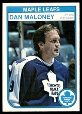 1982-83 O-Pee-Chee Card Hockey Dan Maloney Toronto Maple Leafs #326 NM