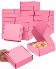 50 Pack Shipping Boxes 6 x 4 x 1.6 Inches, Corrugated Mailer Boxes