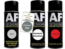 Kit bomboletta spray per AlfaRomeo 645 Grigio Trend vernice auto metallizzata vernice trasparente primer