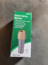 3/4" BRS Foot Valve,No TFV-75NL,  Water Source Llc