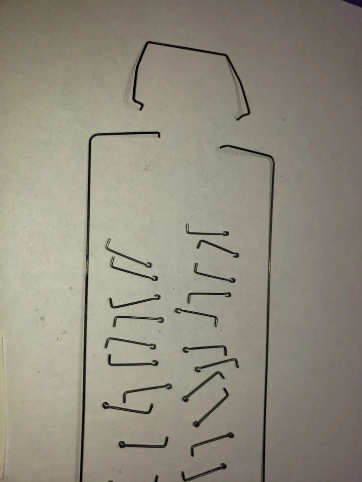 U33C HANDRAILS STANCHIONS SET HO Athearn Metal GE U28C ,U30C Diesel Locomotive - Image 3 of 4