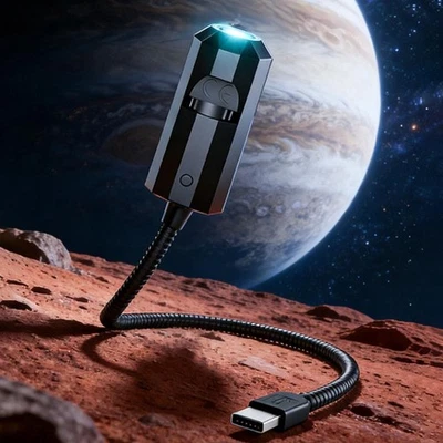 Galaxy Sternen himmel Muster USB-Projektor-Lampe für Deck Rand Raum Nachtlicht - Bild 1 von 4