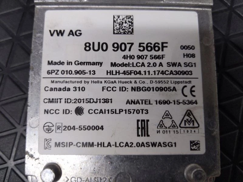 Chasis ECM Driver Assist Alerta Punto Ciego Se Adapta 15-18 AUDI Q3 732570 Foto 4 de 4