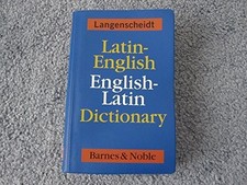 LANGENSCHEIDT LATIN-ENGLISH ENGLISH-LATIN DICTIONARY By Mary Handford S. A. And