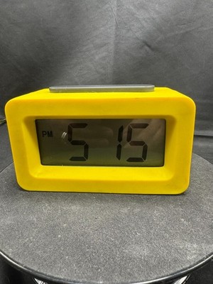 Vintage 2001 Yellow Slabang alarm clock designed for Ikea by Maria