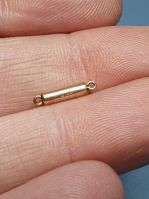 VINTAGE 9 KT GOLD KLEINER FASSVERSCHLUSS 0,2 g