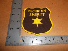 Generic Sheriff Police Patch~Michigan~MI~Brand New~Mich~