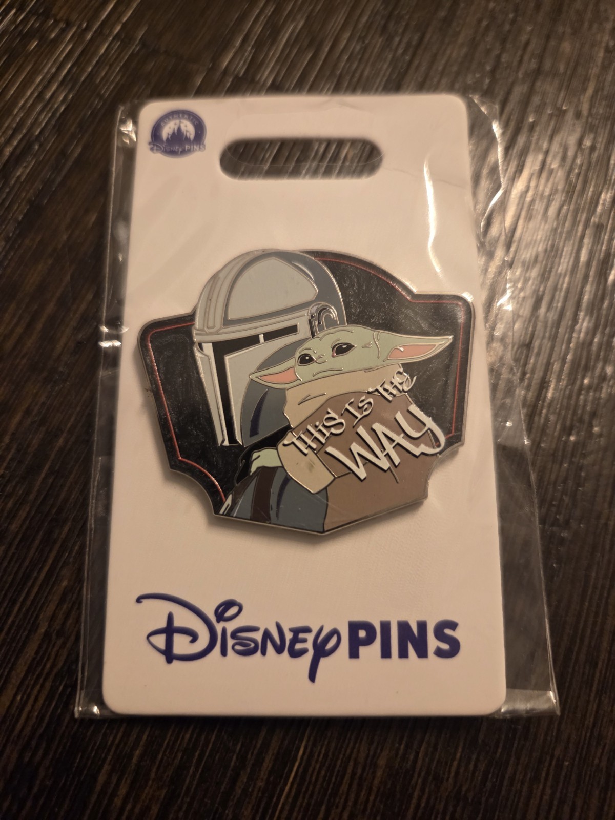 2026 Disney Din Djarin and Grogu Pin Star Wars The Mandalorian and Grogu Pin NIP
