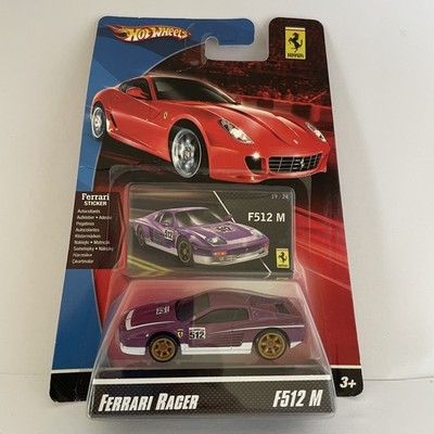 【未開封】Hot Wheels Ferrari Racer 512 M Rare Hot Wheels Ferrari Racer F512 M Purple #512 New old stock