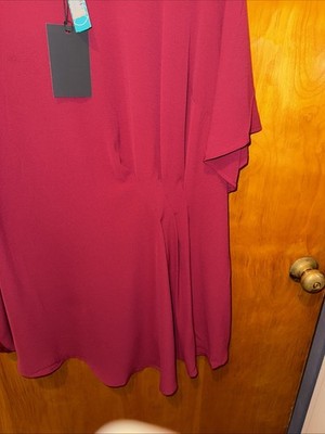 Burgundy Montgomery Post 3X Lois blouse