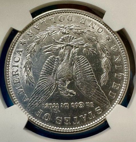 1889 MORGAN SILVER DOLLAR NGC AU DETAILS CLEANED SOLID COIN FREE SHIPPING - Picture 4 of 4