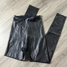 Commando Perfect Control Faux Leather Legging in Black Size Medium