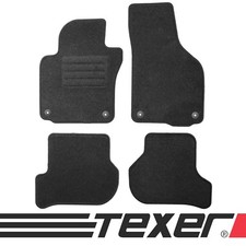 Fussmatten für VW Golf VI 6  Bj. 2008-2013  Anthrazit / Graphit Textil Fußmatten