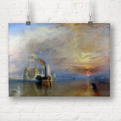William Turner: Der kämpfende Temeraire. Fine Art Print/Poster