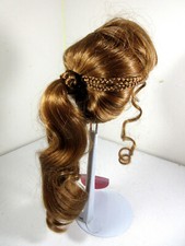 Monique Collection Doll Wig 'Jeannie' Ponytail Auburn Brown Blonde 8-9, 14-15