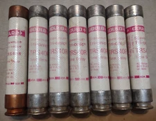 LOT OF 7 PCS Gould Shawmut TRS40R Fuse/Fuses