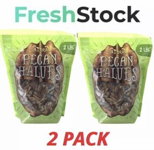 Member's Mark Natural Pecan Halves 2 lbs. 2 PACK Total 4 Lbs Package Various.