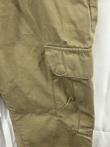 Mossimo Bohemian Khaki Brown Cargo Utility Jogger Pants Drawstring Small VTG - Picture 6 of 19